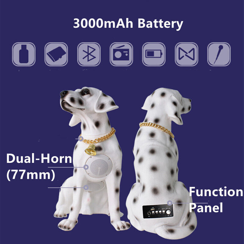 SoundPaws Chien Dalmatien Haut-parleur Portable